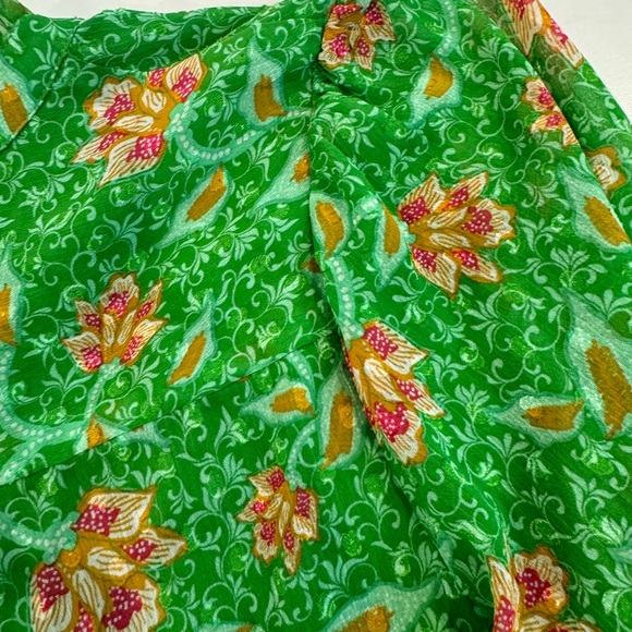 Joie long sleeve lined floral blouse size XL - Picture 6 of 10